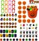 96PCS Halloween Toys in Bulk Halloween Prefilled Plastic Pumpkins Buckets (96-pcs Halloween Gift Pack)
